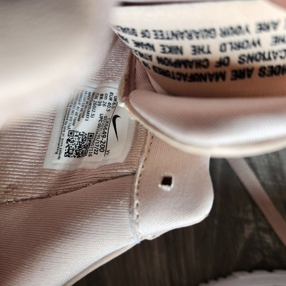 (9) Nike Air Force 1 Low PixelParticle Beige (Women's) - Picture 7 of 7